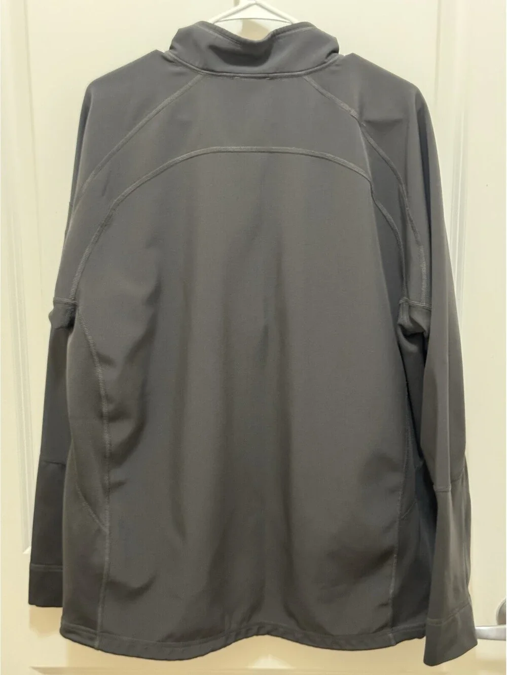 The North Face Men’s XL 1/2 Zip Technical Pullover Gray Yellow Sleeve Pocket
